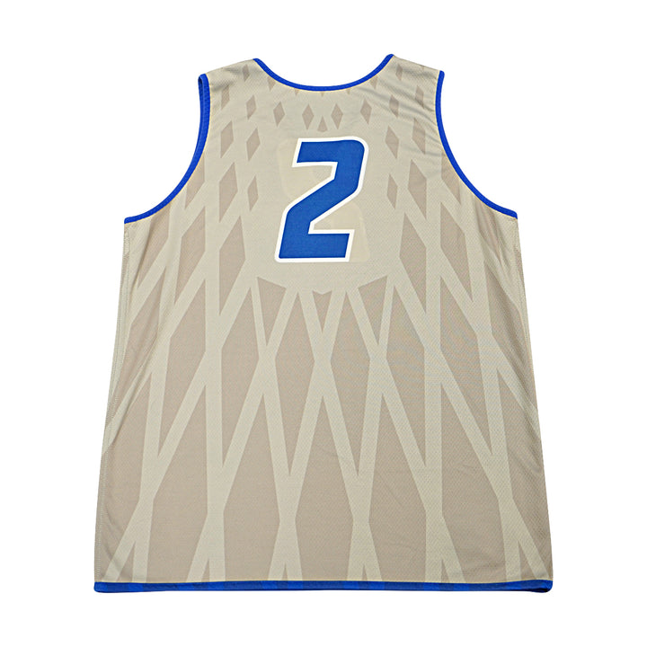 US Air Force Academy 2014 Practice Used Blue/Grey Sz L #2 Basketball Jersey