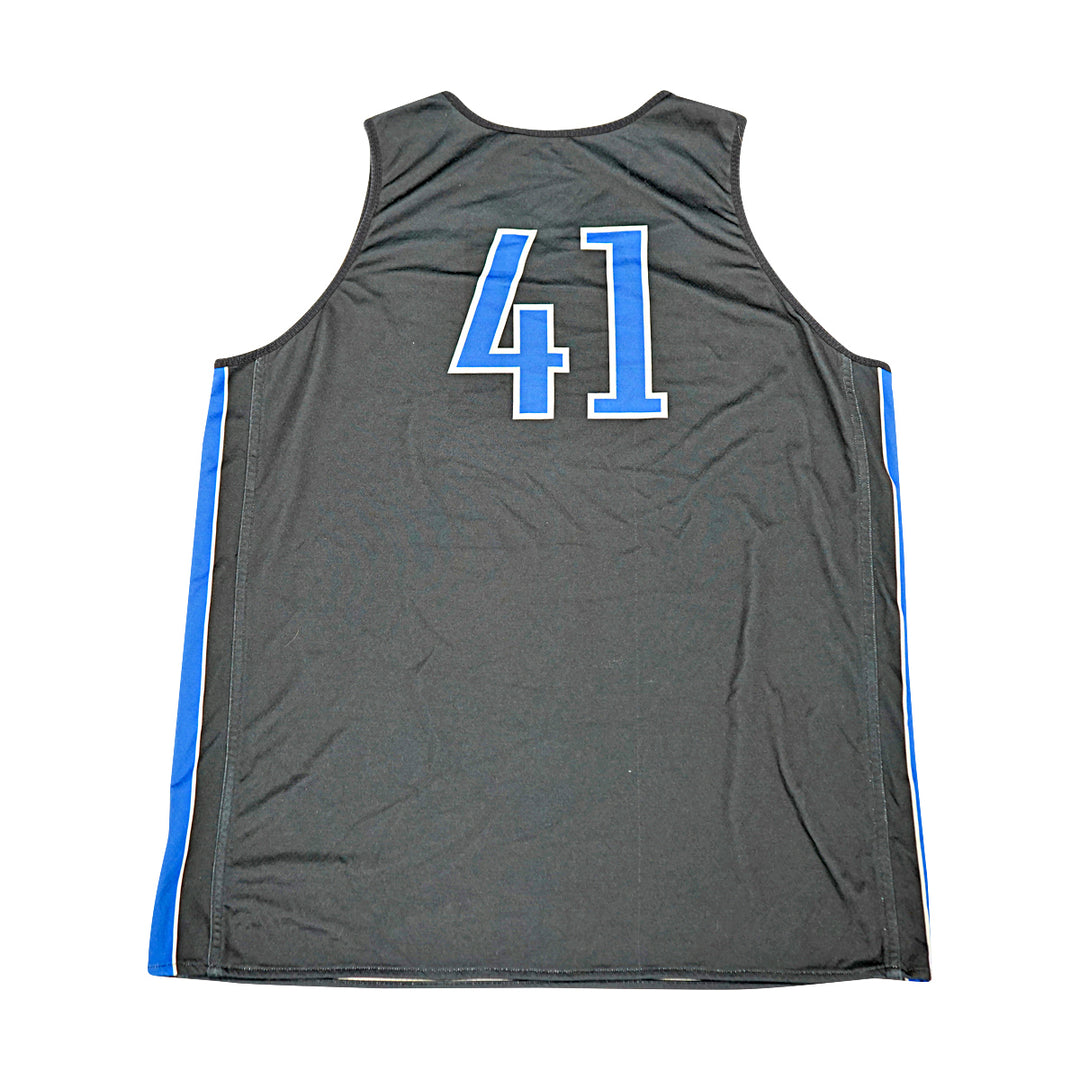 US Air Force Academy 2012 Practice Used Black/Grey Sz XL #41 Basketball Jersey
