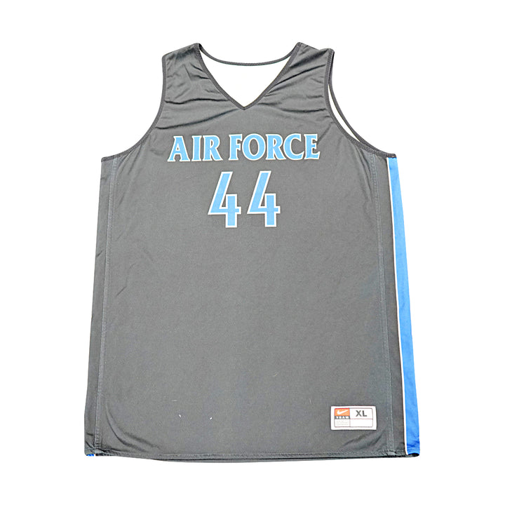 US Air Force Academy 2012 Practice Used Black/Grey Sz XL #44 Basketball Jersey