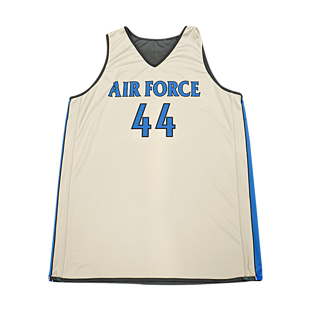 US Air Force Academy 2012 Practice Used Black/Grey Sz XL #44 Basketball Jersey