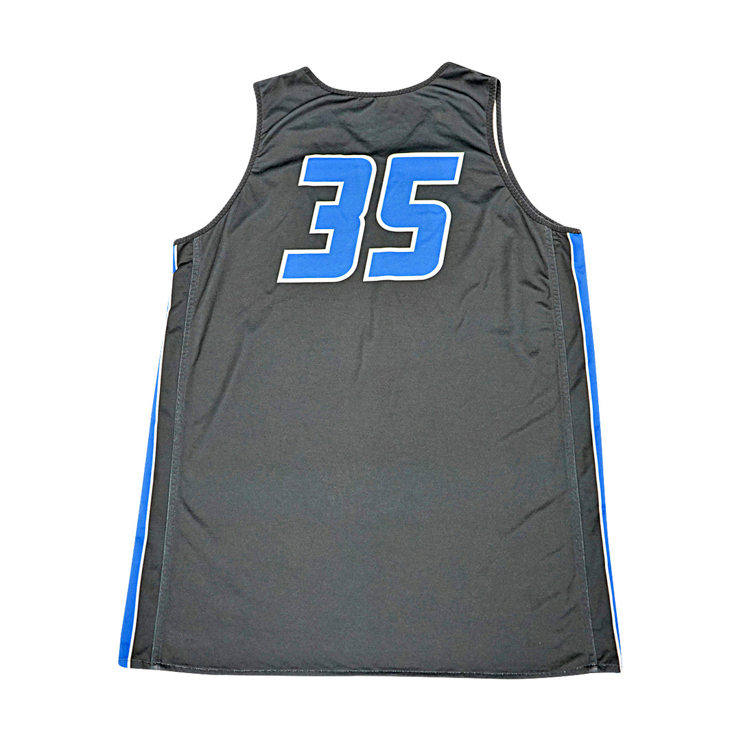 US Air Force Academy 2012 Practice Used Black/Grey Sz L #35 Basketball Jersey