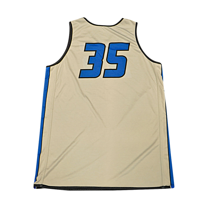US Air Force Academy 2012 Practice Used Black/Grey Sz L #35 Basketball Jersey