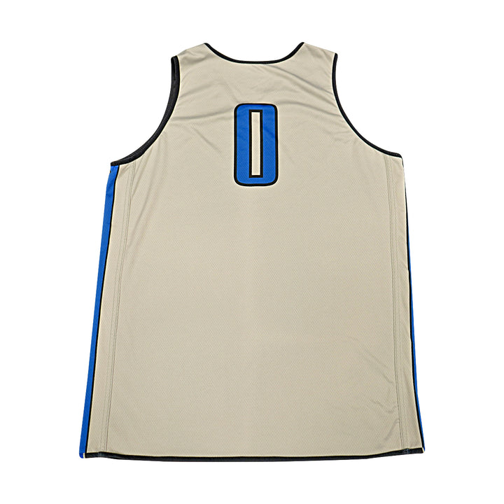 US Air Force Academy 2012 Practice Used Black/Grey Sz XL #0 Basketball Jersey