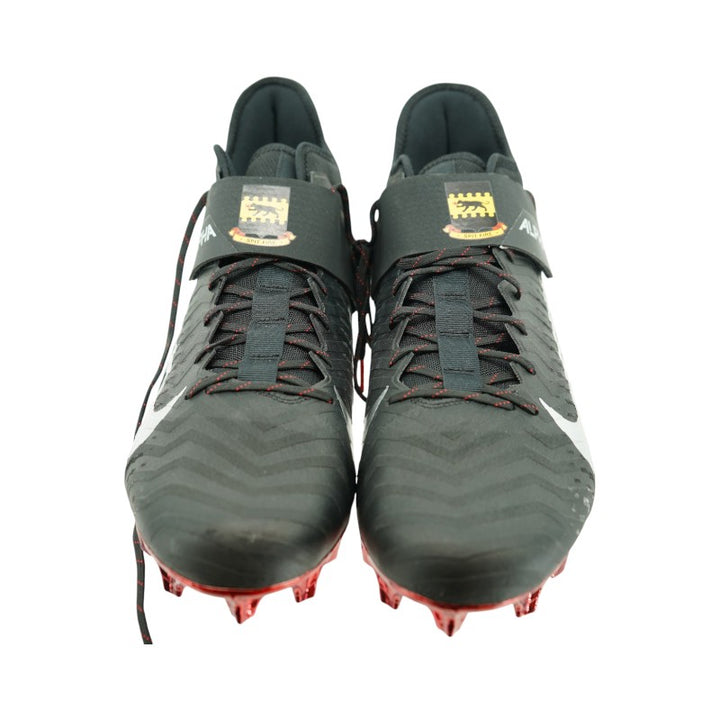 U.S. Air Force Academy 2020 Game Issued Nike Alpha Menace Pro 2 Mid Cleats Sz 14.5