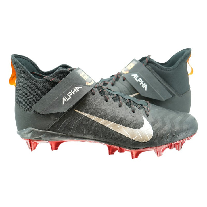 U.S. Air Force Academy 2020 Game Issued Nike Alpha Menace Pro 2 Mid Cleats Sz 14.5