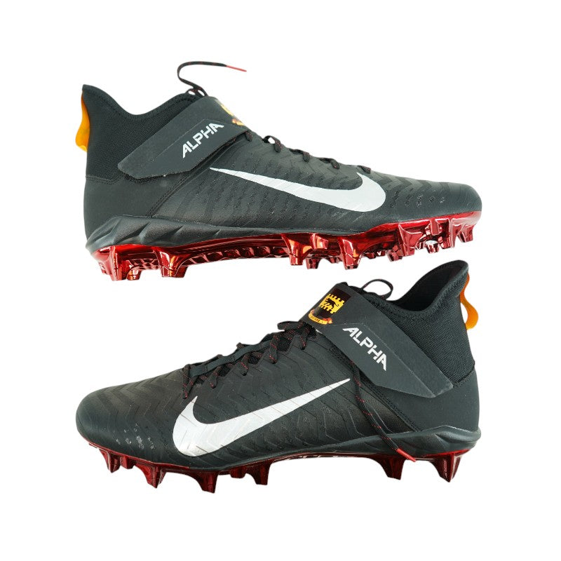 U.S. Air Force Academy 2020 Game Issued Nike Alpha Menace Pro 2 Mid Cleats Sz 14.5