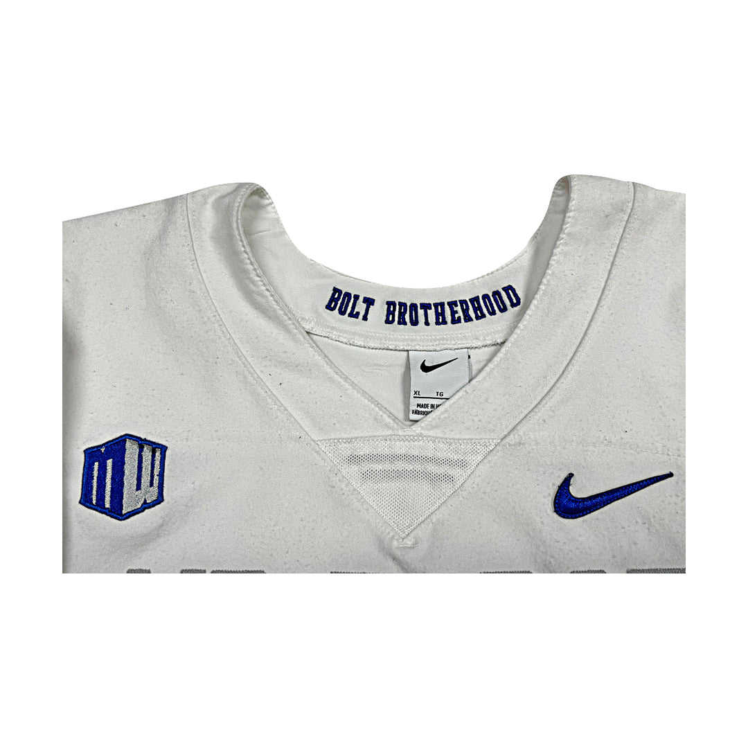US Air Force Academy Nike White 2023 Game Issued #51 Size XL Jersey