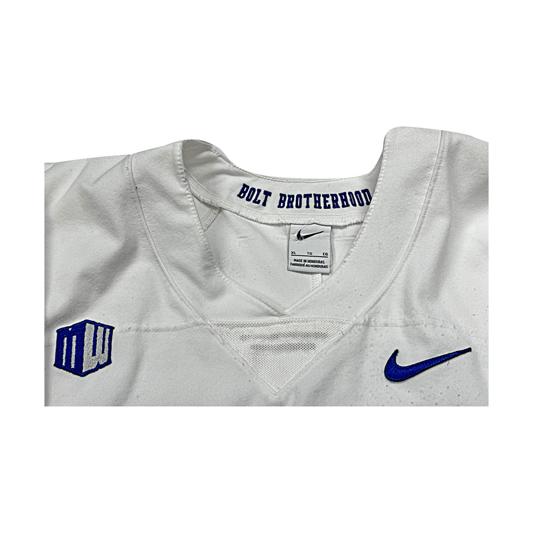 US Air Force Academy Nike White 2023 Game Issued #95 Size XL Jersey