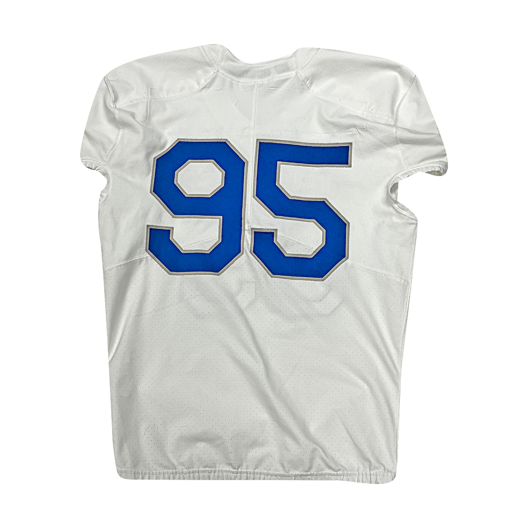 US Air Force Academy Nike White 2023 Game Issued #95 Size XL Jersey