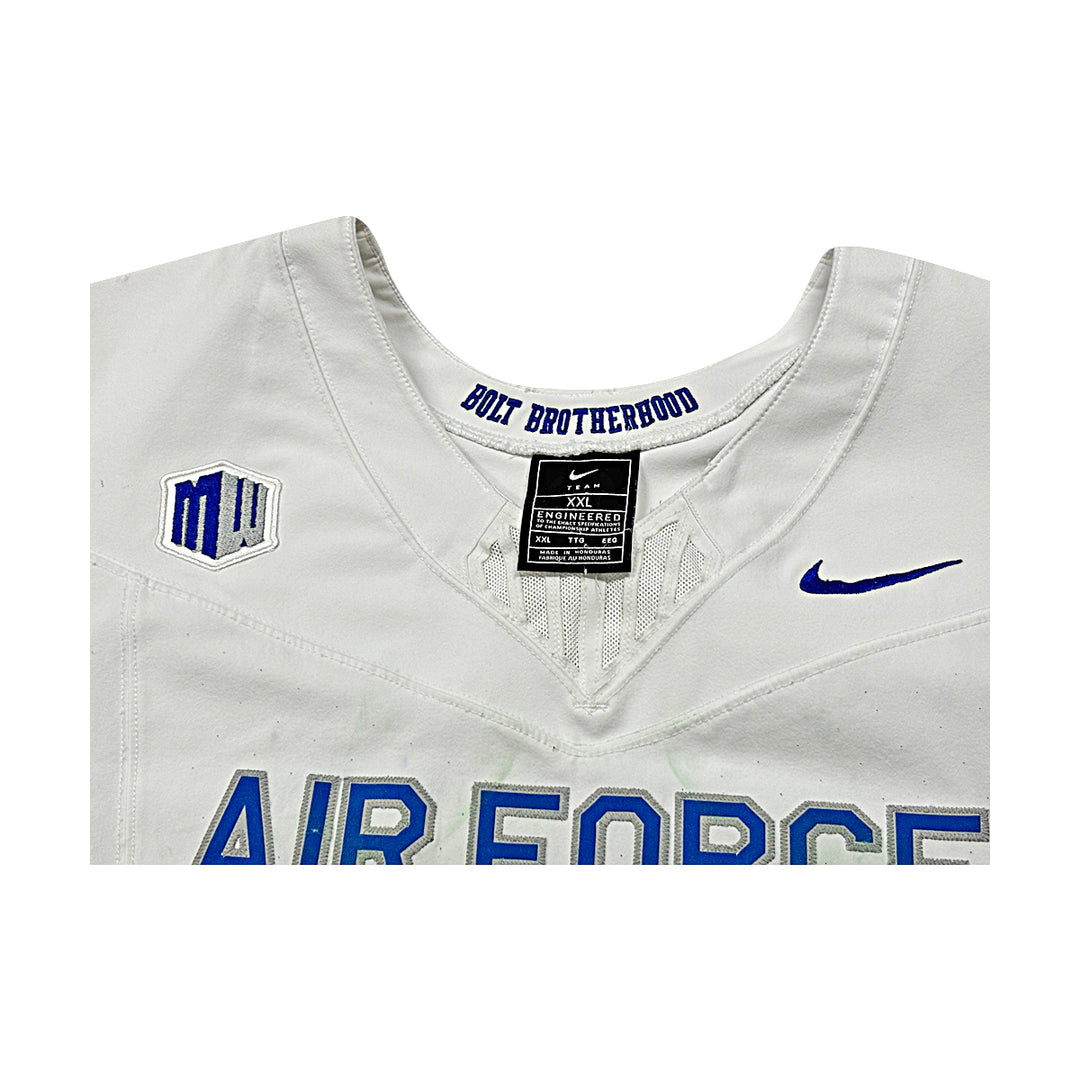 US Air Force Academy Nike White 2023 Game Issued #58 Size XXL Jersey
