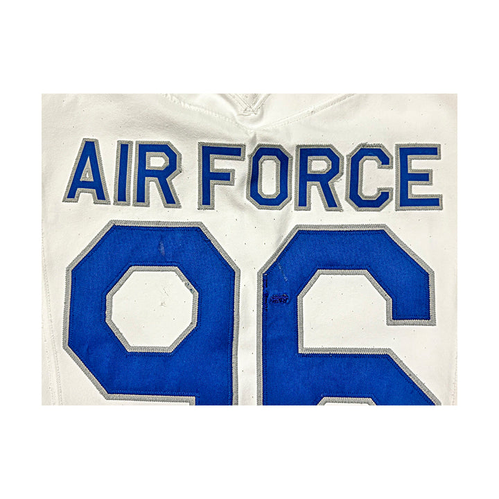 US Air Force Academy Nike White 2023 Game Issued #96 Size XL Jersey