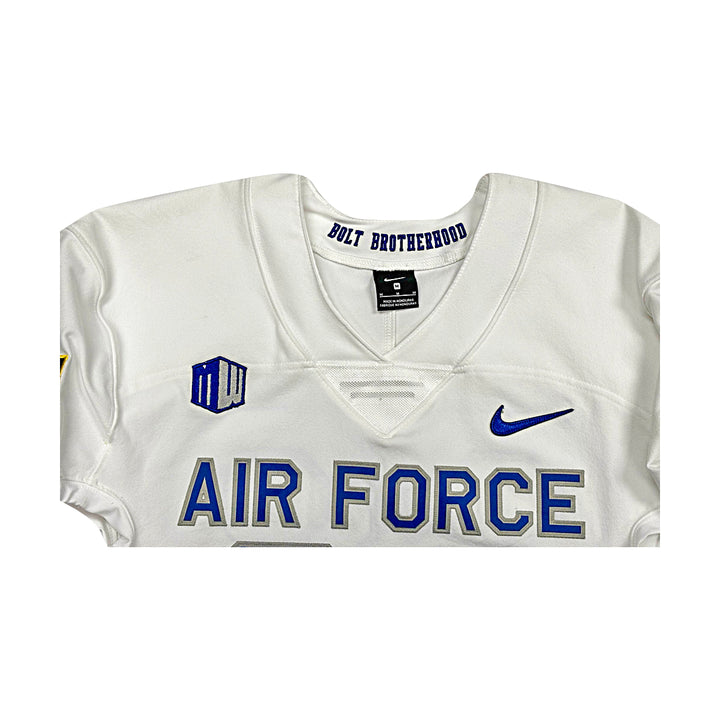 US Air Force Academy Nike White 2023 Game Issued #88 Size M Jersey