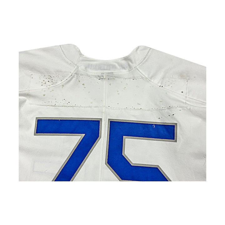 US Air Force Academy Nike White 2023 Game Issued #75 Size XXL Jersey