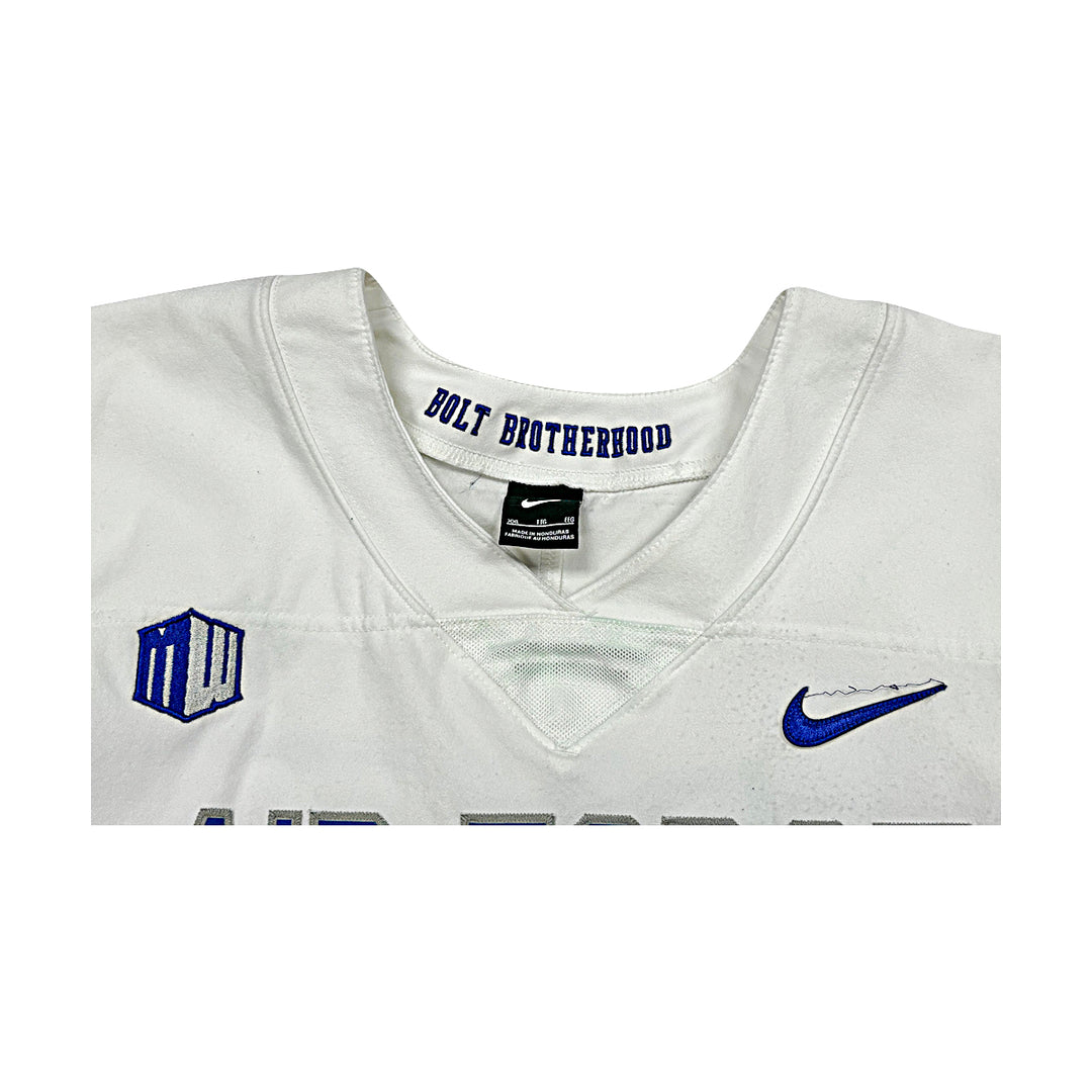 US Air Force Academy Nike White 2023 Game Issued #75 Size XXL Jersey