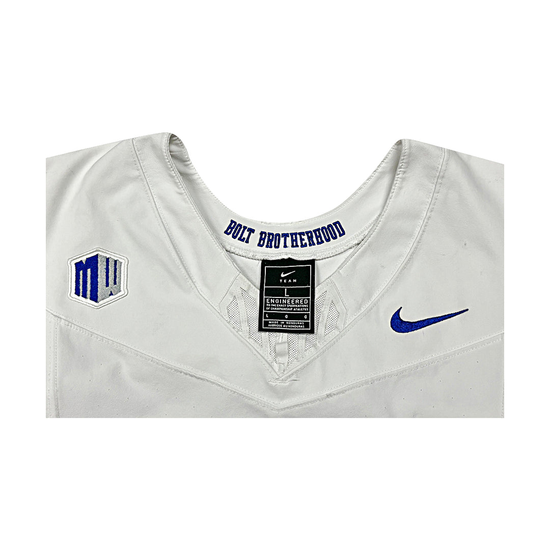 US Air Force Academy Nike White 2023 Game Issued #39 Size L Jersey