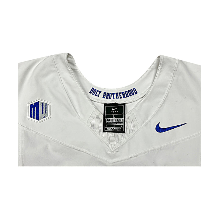 US Air Force Academy Nike White 2023 Game Issued #39 Size L Jersey
