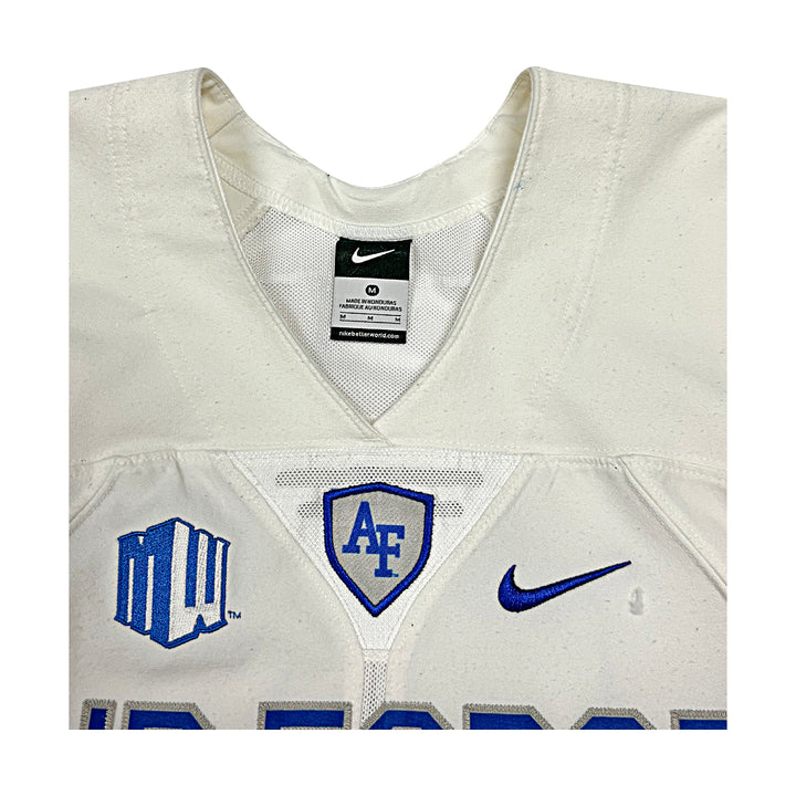 US Air Force Academy Nike White 2023 Game Issued #6 Size M Jersey