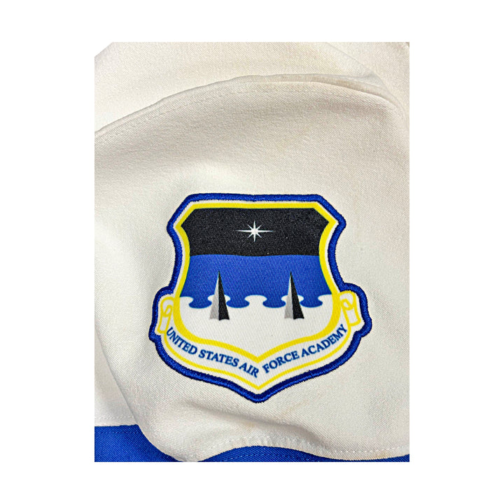 US Air Force Academy Nike White 2023 Game Issued #8 Size L Jersey