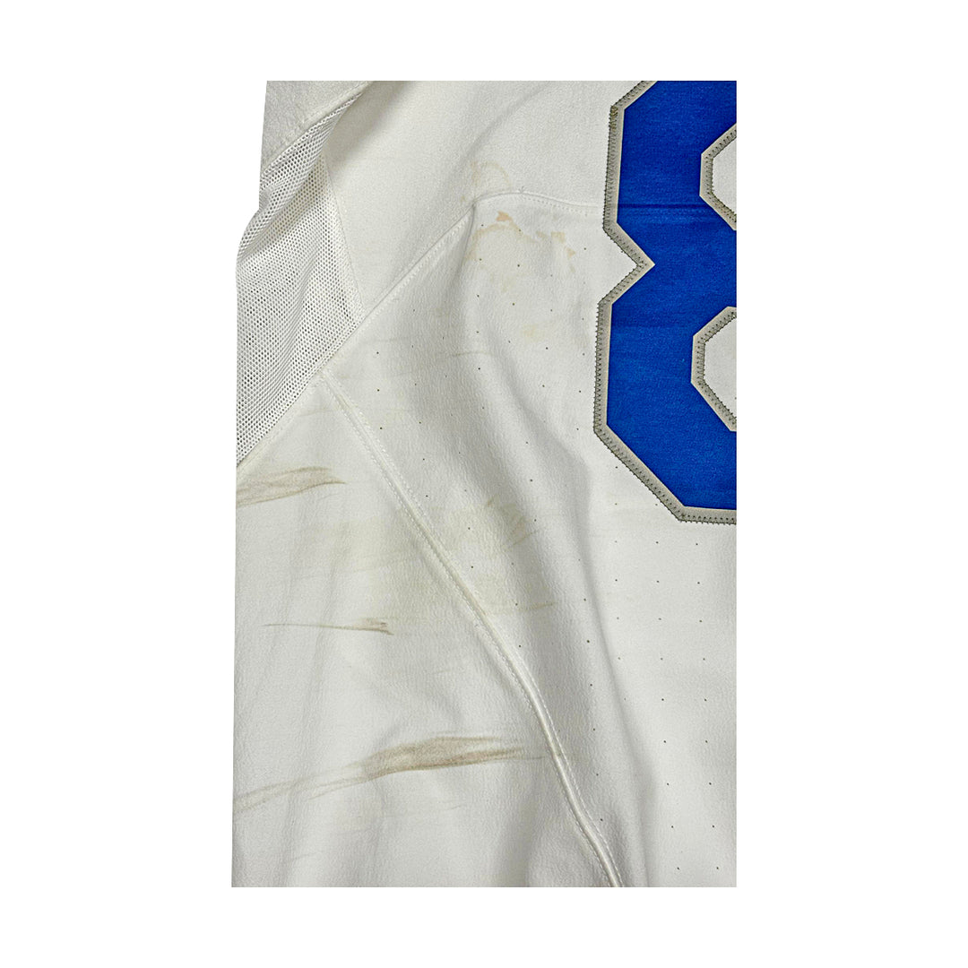 US Air Force Academy Nike White 2023 Game Issued #8 Size L Jersey