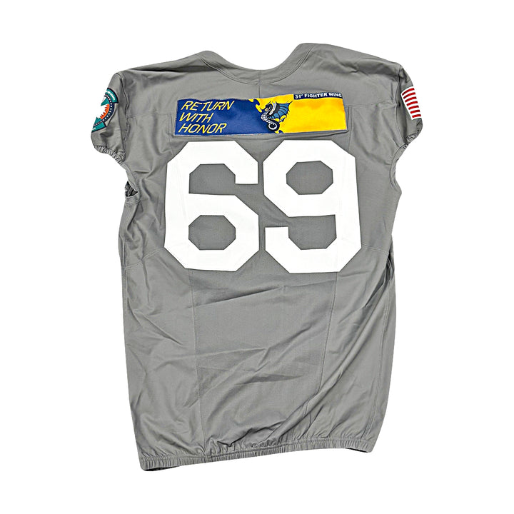 US Air Force Academy 2025 Game Used Nike #69 Size XL F-16 Jersey