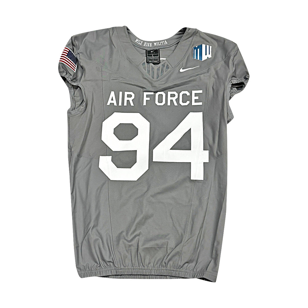 US Air Force Academy 2025 Game Used Nike #94 Size L F-16 Jersey