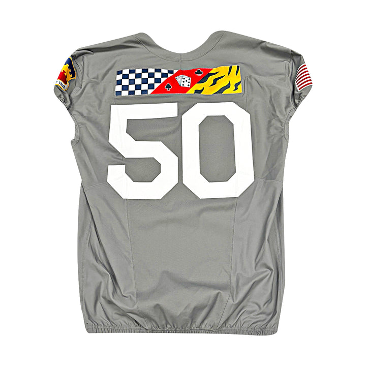 US Air Force Academy 2025 Game Used Nike #50 Size XXL F-16 Jersey