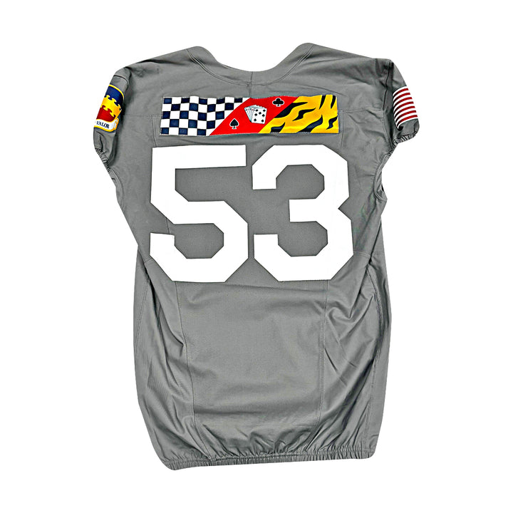 US Air Force Academy 2025 Game Used Nike #53 Size L F-16 Jersey