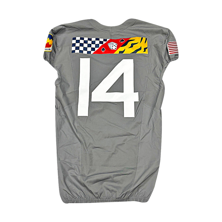 US Air Force Academy 2025 Game Used Nike #14 Size M F-16 Jersey