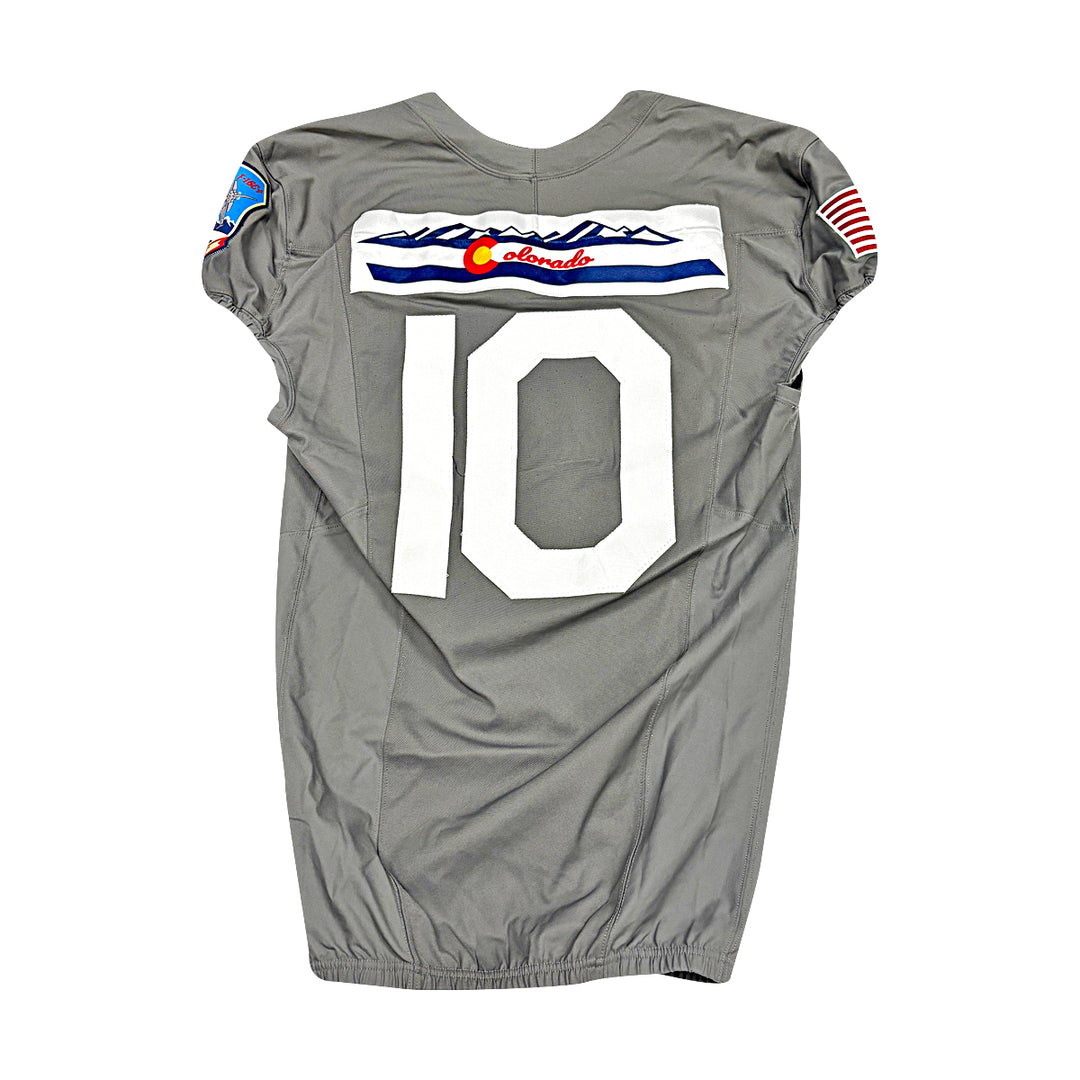 US Air Force Academy 2025 Game Used Nike #10 Size M F-16 Jersey