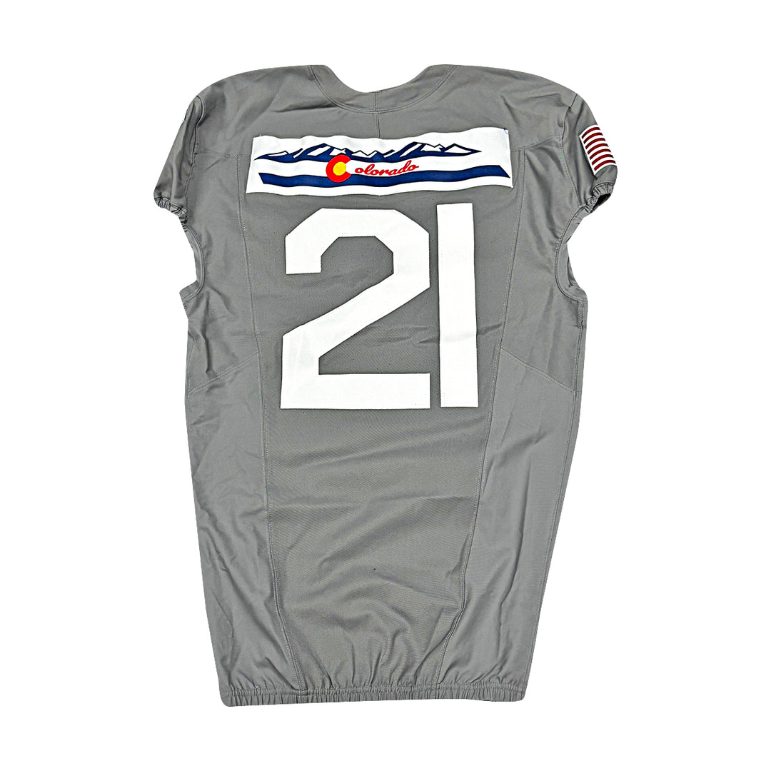 US Air Force Academy 2025 Game Used Nike #21 Size M F-16 Jersey