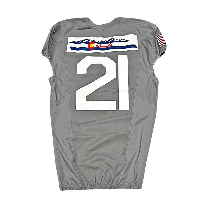 US Air Force Academy 2025 Game Used Nike #21 Size M F-16 Jersey