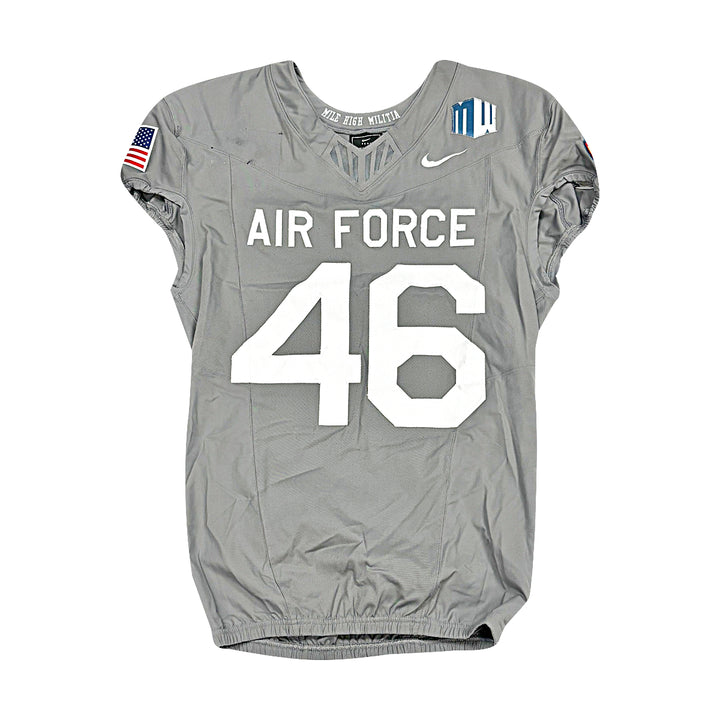 US Air Force Academy 2025 Game Used Nike #46 Size L F-16 Jersey