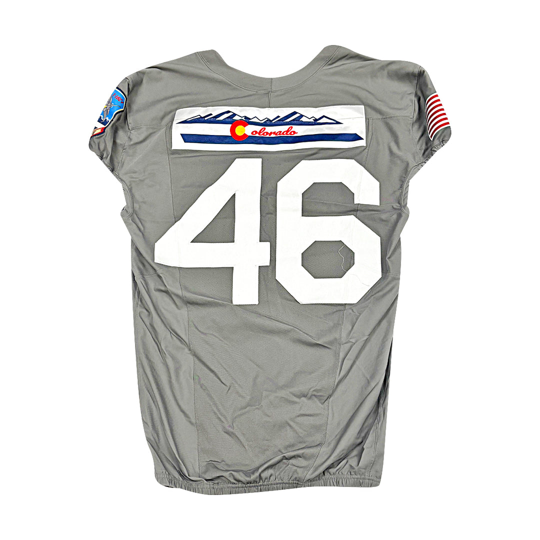 US Air Force Academy 2025 Game Used Nike #46 Size L F-16 Jersey