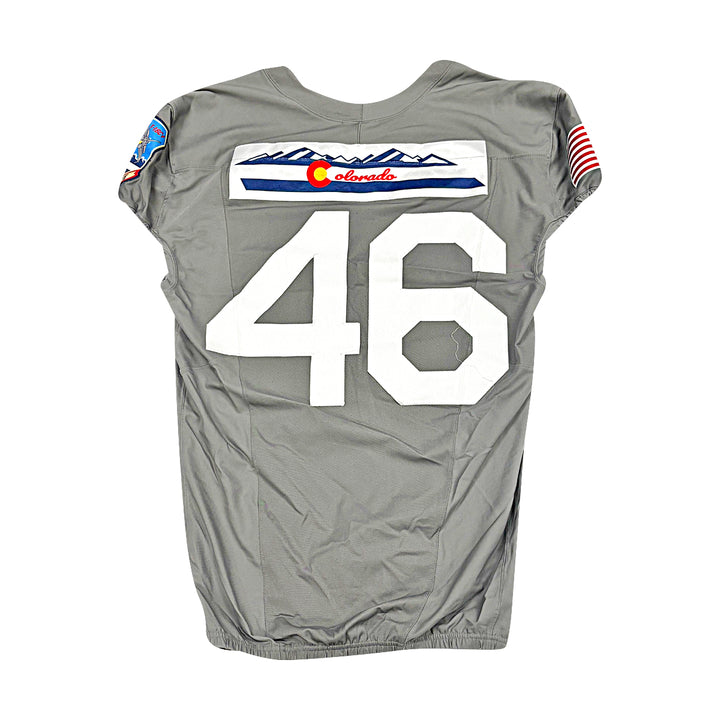 US Air Force Academy 2025 Game Used Nike #46 Size L F-16 Jersey