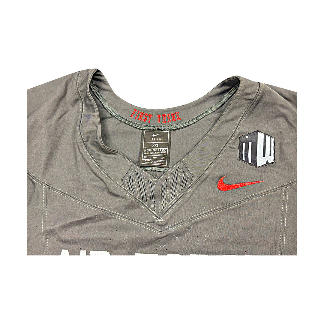 US Air Force Academy 2024 Game Used Nike AFSOC Grey 3XL #98 Jersey