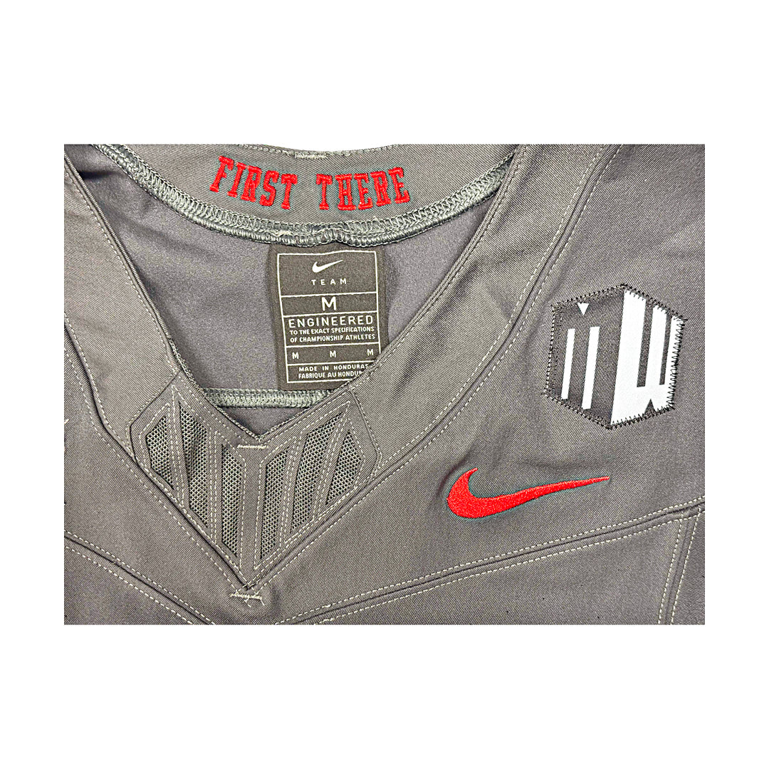 US Air Force Academy 2024 Game Used Nike AFSOC Grey Medium #37 Jersey