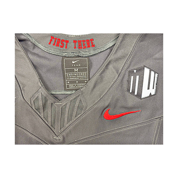 US Air Force Academy 2024 Game Used Nike AFSOC Grey Medium #37 Jersey