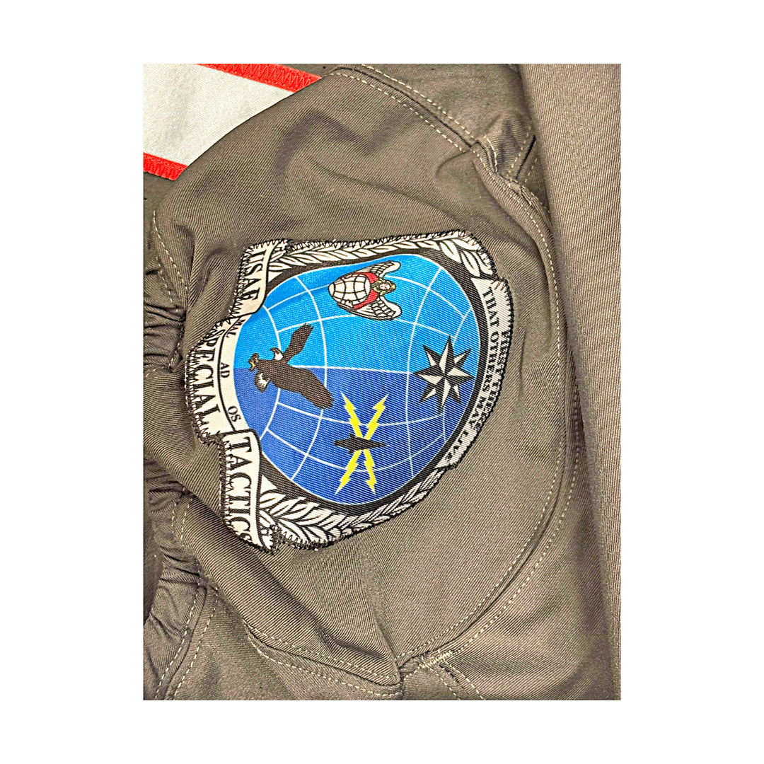 US Air Force Academy 2024 Game Used Nike AFSOC Grey 3XL #1 Jersey