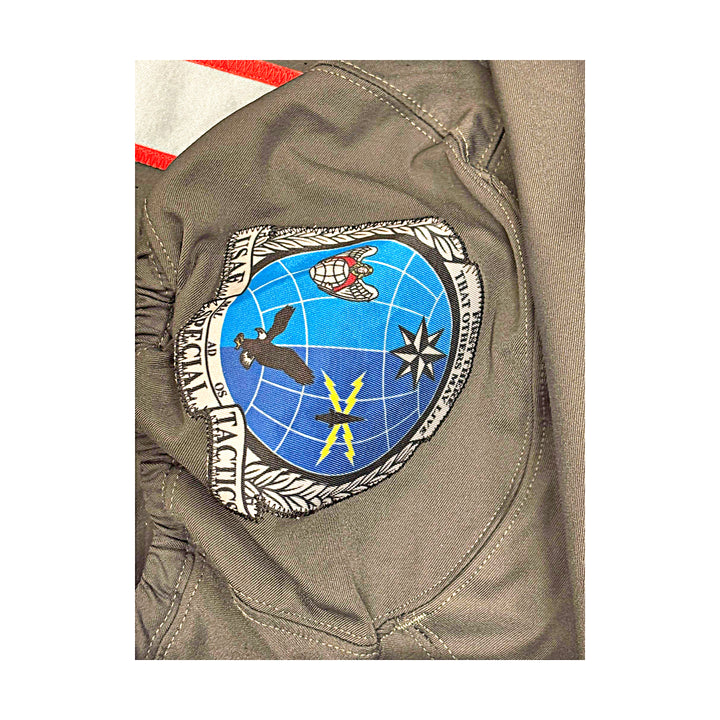 US Air Force Academy 2024 Game Used Nike AFSOC Grey 3XL #1 Jersey