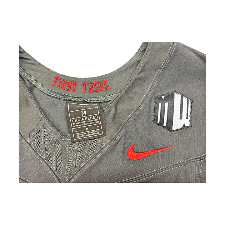 US Air Force Academy 2024 Game Used Nike AFSOC Grey Medium #16 Jersey
