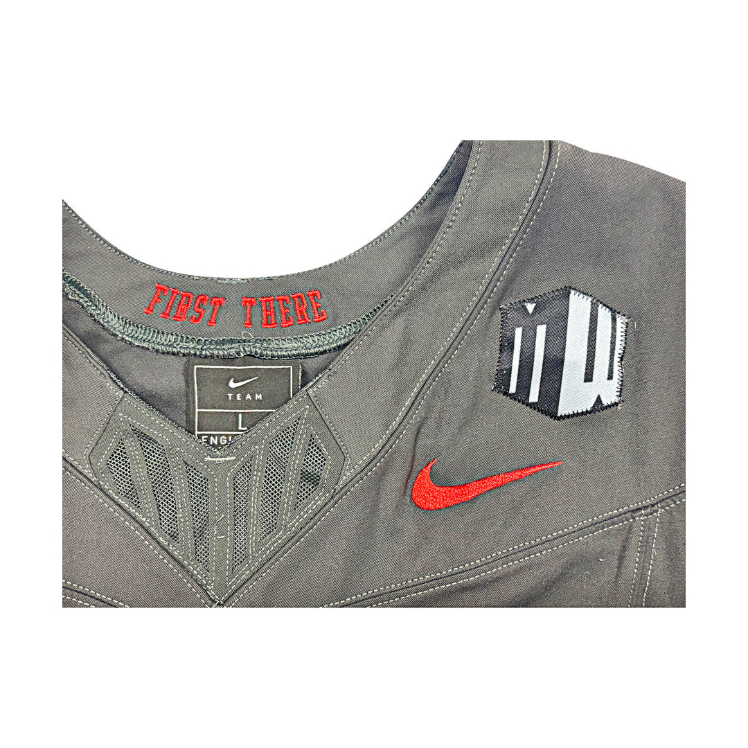 US Air Force Academy 2024 Game Used Nike AFSOC Grey Large #34 Jersey