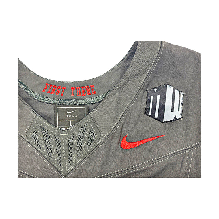US Air Force Academy 2024 Game Used Nike AFSOC Grey Large #34 Jersey