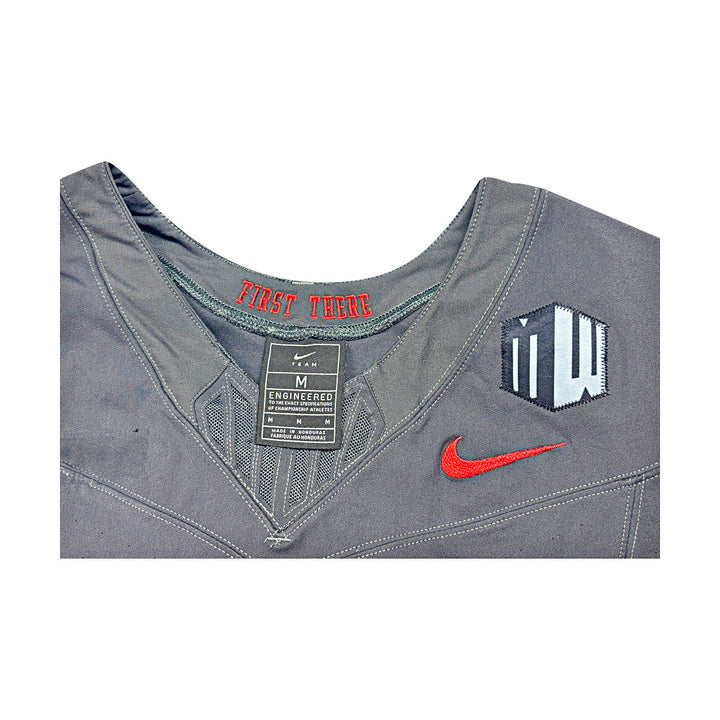 US Air Force Academy 2024 Game Used Nike AFSOC Grey Medium #90 Jersey