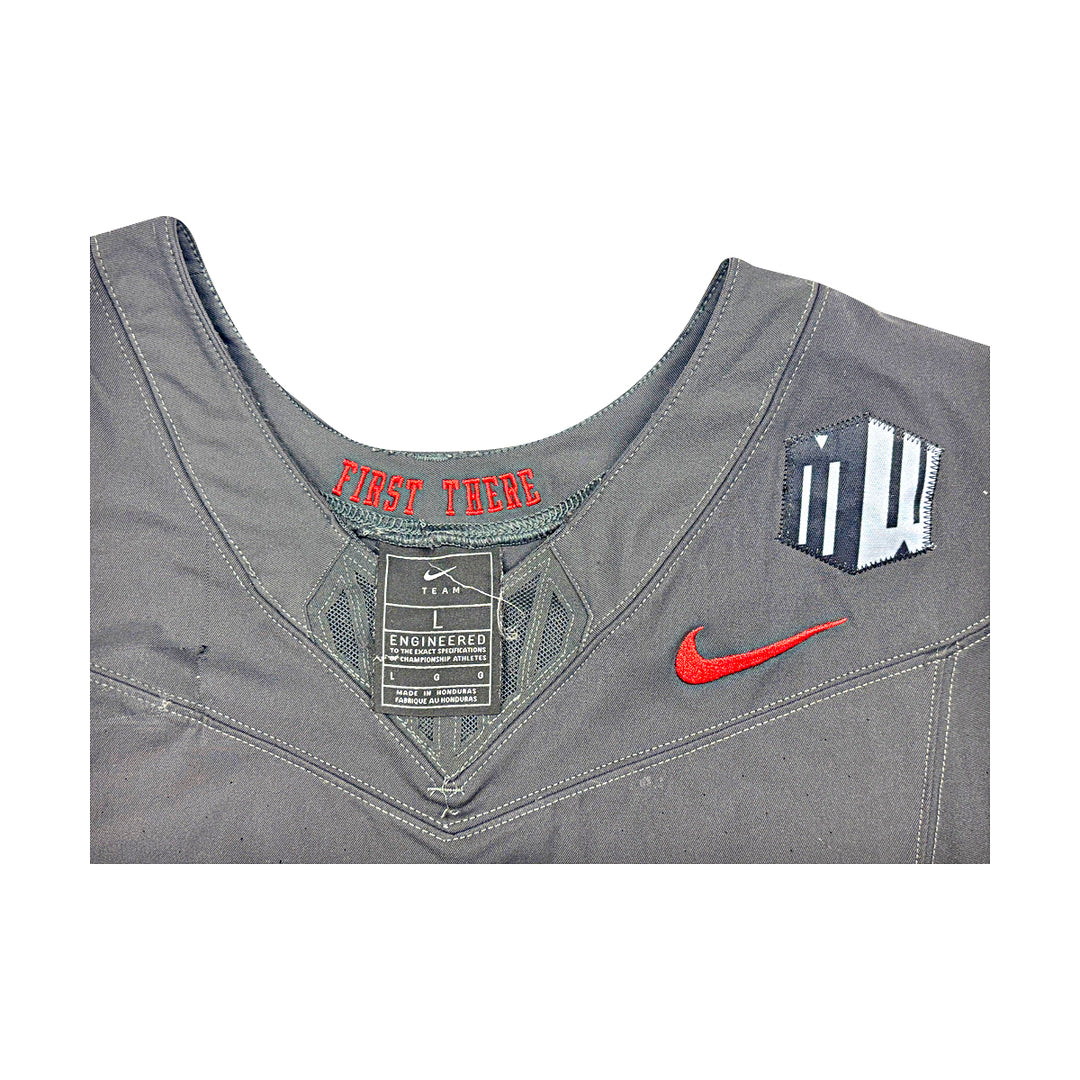 US Air Force Academy 2024 Game Used Nike AFSOC Grey Large #49 Jersey
