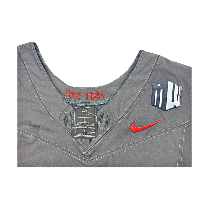 US Air Force Academy 2024 Game Used Nike AFSOC Grey Large #49 Jersey