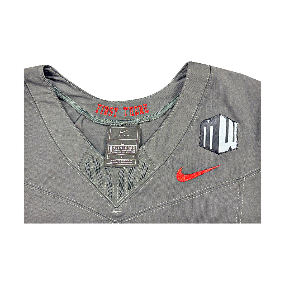 US Air Force Academy 2024 Game Used Nike AFSOC Grey Large #38 Jersey