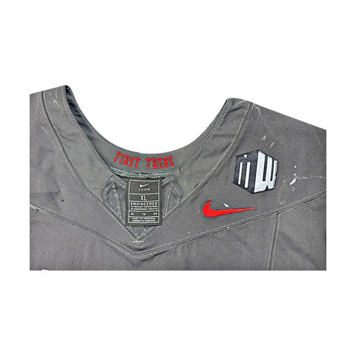 US Air Force Academy 2024 Game Used Nike AFSOC Grey XL #62 Jersey