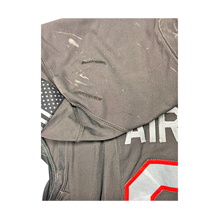 US Air Force Academy 2024 Game Used Nike AFSOC Grey XL #62 Jersey