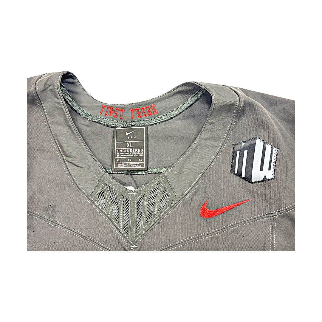US Air Force Academy 2024 Game Used Nike AFSOC Grey XL #47 Jersey
