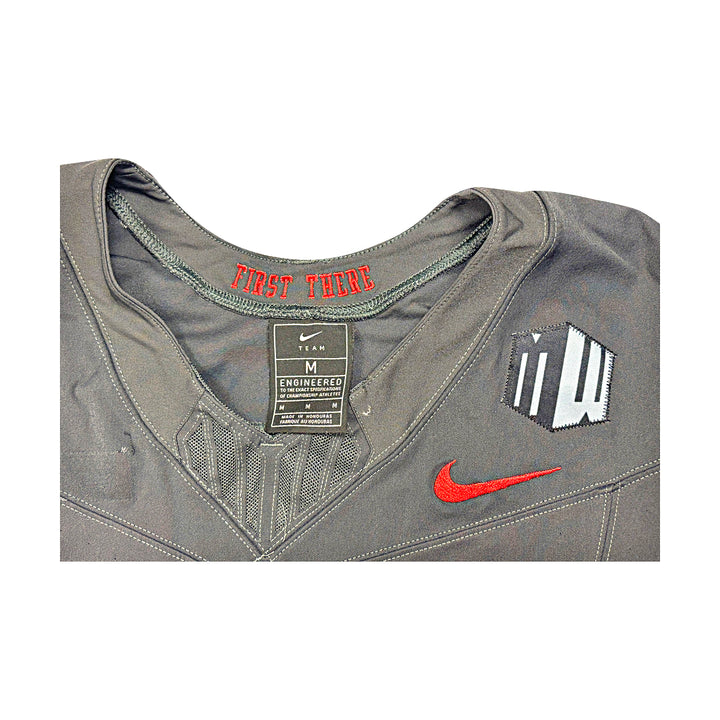US Air Force Academy 2024 Game Used Nike AFSOC Grey Medium #20 Jersey